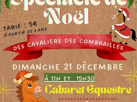 Spectacle de Noël des cavaliers des Combrailles