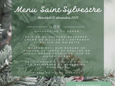 Menu de la Saint-Sylvestre