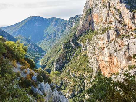 Le long des gorges du Verdon