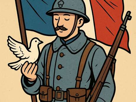 Herdenking van de Wapenstilstand van 1918 en eerbetoon aan allen die voor Frankrijk zijn gestorven