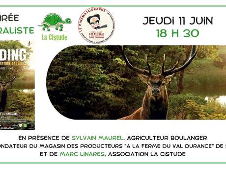 Projection et débat « Wilding - Retour à la nature sauvage »
