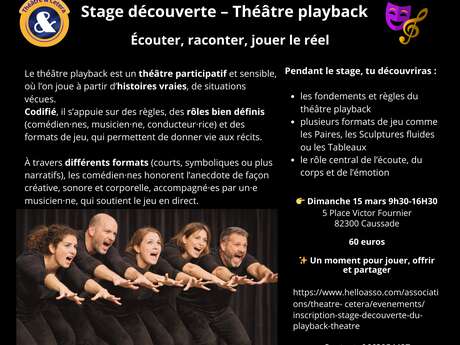 Découverte du théâtre playback