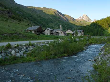 Liaison VTT Abriès - Valpréveyre - haut télésiège Gilly