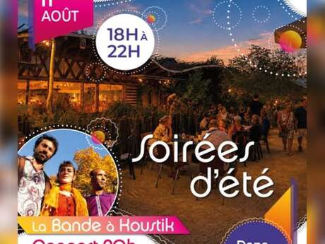 Soirée d'été au Naturoptère avec La bande à Koustik