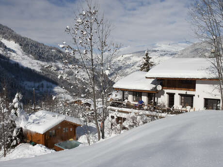 Chalets sur la montagne