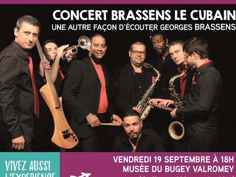 Concert Brassens Le Cubain au Musée du Bugey-Valromey