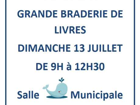 Venta de libros de la biblioteca "la baleine"