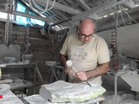 Sculpture sur Talc