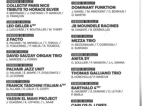 Konzerte im Trinquette Jazz Club