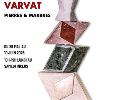 Exposition : Pierres er marbres - Bernard Varvat