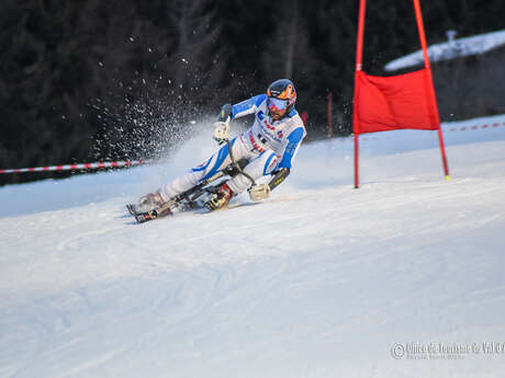 Skibob - Slalom spécial en nocturne