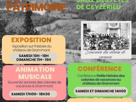 Conférence sur les colonies de vacances au château de Grammont