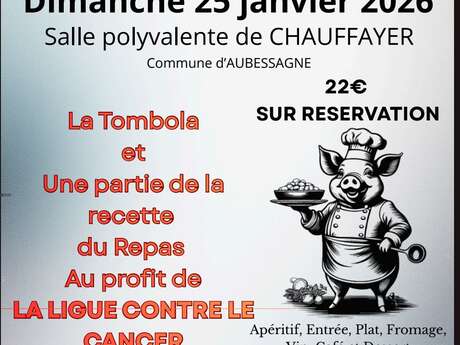 Repas traditionnel boudin et tombola