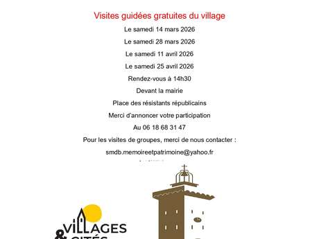 Visites guidées gratuites de Saint -Martin de Brômes