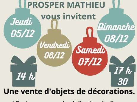 Marché de Noël à la Résidence Prosper Mathieu