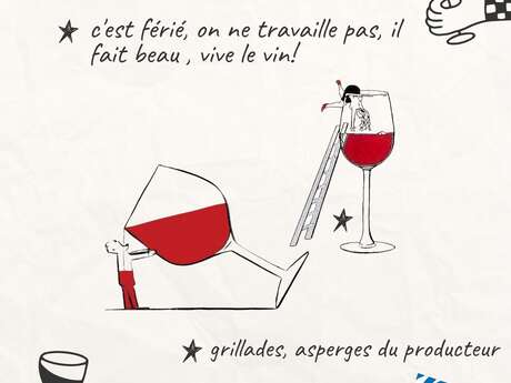 Soirée "Fêtez du travail et du vin" au Zèbre