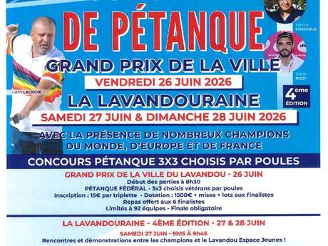 Torneo di bocce – «La Lavandouraine»