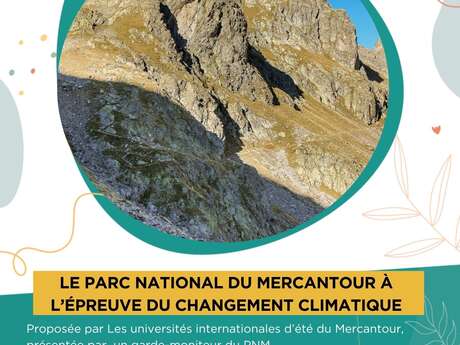 Mercantour Summer University lectures