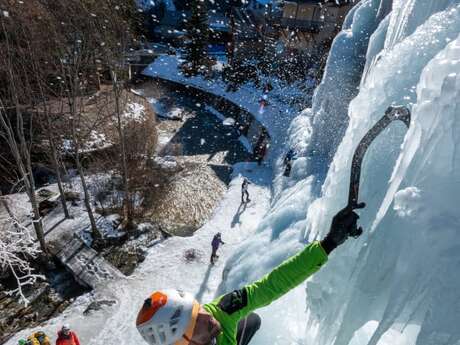 Animation découverte cascade de glace