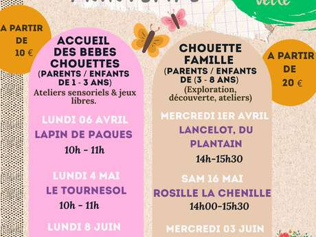 Atelier Chouette en famille - Rosille la chenille