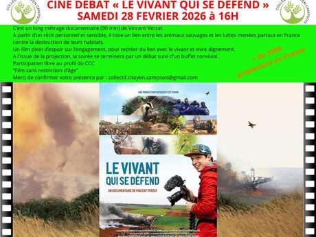 Ciné-débat : Le vivant qui se défend