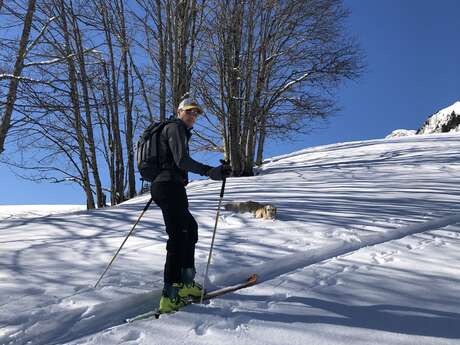Piste de ski de randonnée : La Croix des 7 Frères