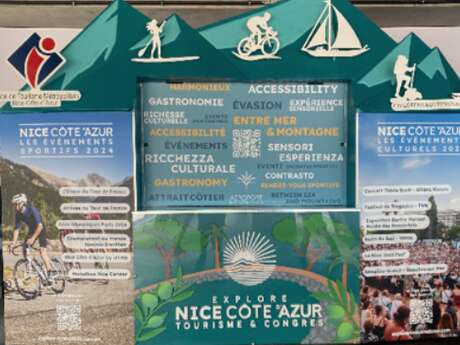 Point d'information touristique : Aéroport de Nice T1 et T2