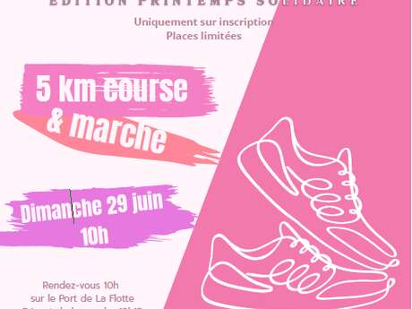 Les foulées en Rose :  Course / marche de 5 kms