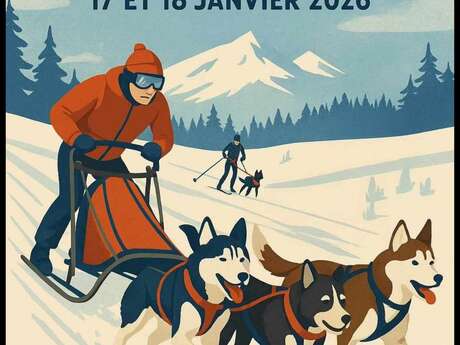 Course de Cuvéry : ski-joring, traîneau sprint et mid