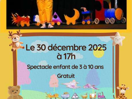 Spectacle enfant : Le petit train des doudous perdus