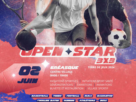 Village olympique & OPEN STAR 3x3 Le 2 juin 2024