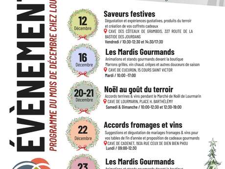 Le mois des Festivités chez Louérion  à Cucuron , La Bastide des Jourdans et Cadenet !