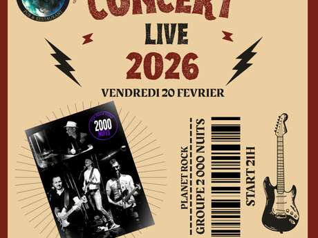 Concert Live Groupe «2 000 Nuits»