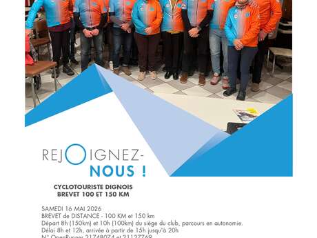 Brevet de distance 100 et 150 km