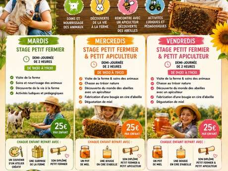 Visites de la ferme avec animations: La Petite ferme d'Idefix