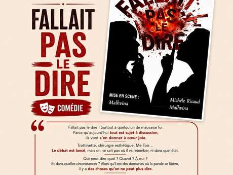 Theater Festival in the Vineyards: "You Shouldn't Have Said That"