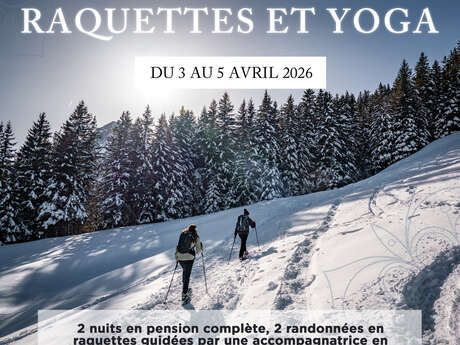 Week-end raquettes et yoga avec Amandine et Laetitia