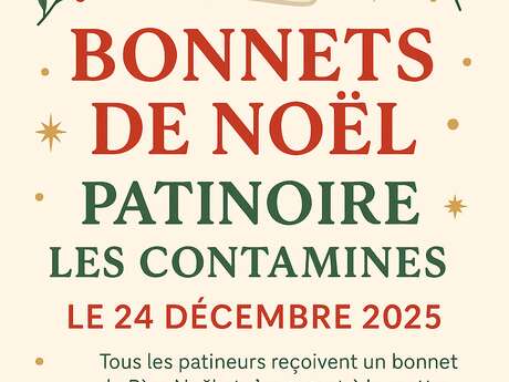 Opération bonnets de Noël à la patinoire