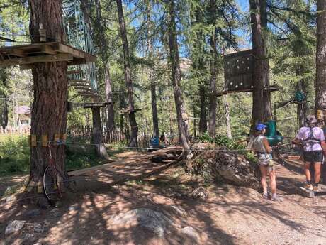 Parcours d'accrobranche