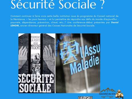 Conférence débat "Quel avenir pour la sécurité sociale 1945-2025" au Centre Culturel de la Gorge
