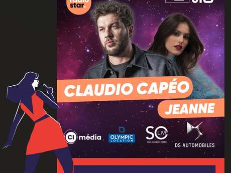 Claudio Capeo et Jeanne : showcase Radio Star live