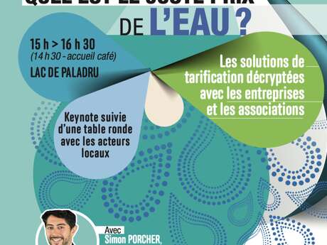 Conférence : quel est le juste prix de l'eau ?