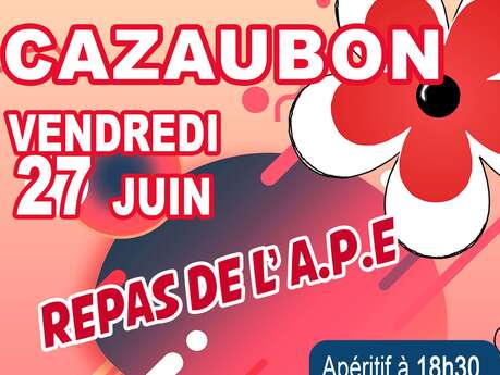 Repas de l'Association des Parents d'Elèves de Cazaubon