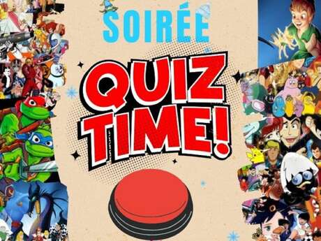 Dîner : Quiz, blind test et danse -souvenirs d'enfance des années 80 à nos jours avec Animafêtes