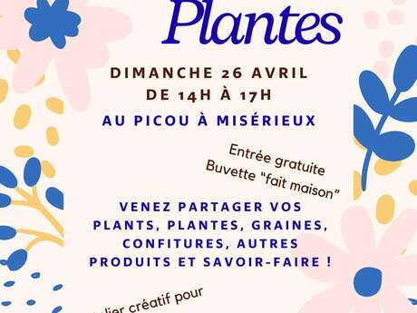 Troc ô plantes au Picou à Misérieux