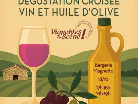 Dégustation croisée de vins et huiles d'olive