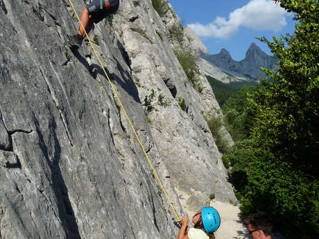 Escalade avec Bureau des guides des 2 Vallées