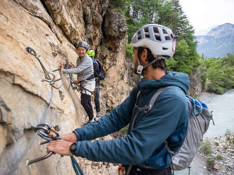 La via ferrata au cœur de La Durance