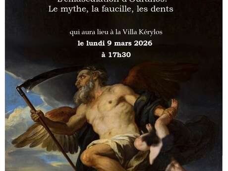 Conférence "L’émasculation d’Ouranos" à la Villa Kérylos