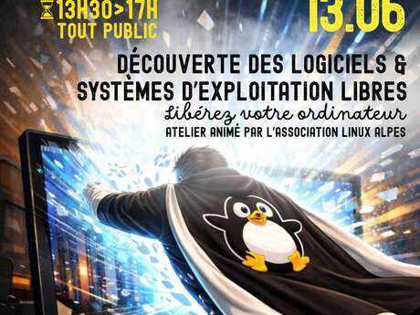 Atelier - Découverte des logiciels & systèmes d'exploitation libres